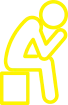icon of sitting person