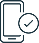 Cell phone order tracking icon